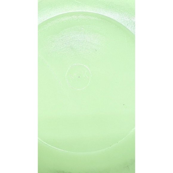 2 Vintage McKee Jadeite Green Glass Mixing Bell Bowl GLOWS - Picture 5 of 9